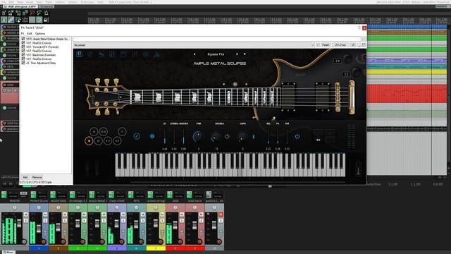 Ample Sound Guitar v3 - Ample Metal Eclipse (AME) Lead Demo (MIDI download) |【G.O.D.】ボーグ - Afterglo смотреть онлайн