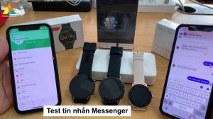 [Phần 1] Test thực tế thông báo 3 đồng hồ Xiaomi: W12, K11, W11 với iPhone