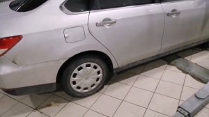 Альмера G15 борьба с стуками задней подвески