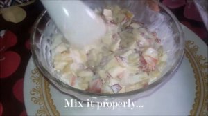 Creamy Fruit Chaat Recipe by Chef RAHILA