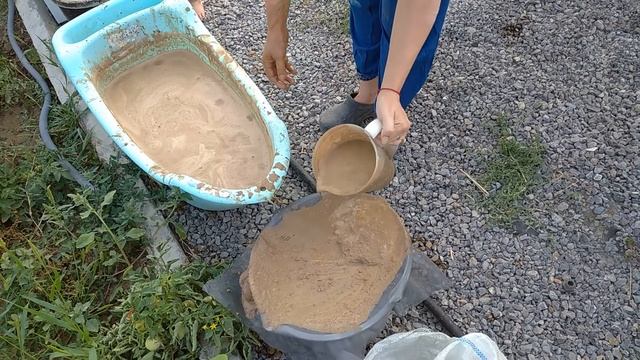 Подготовка глины со своего участка. Глина для ручной лепки.