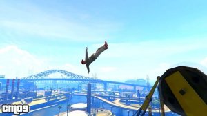 Grand Theft Auto V: GTA 5 - Parkour Fails # 8 (Best Parkour Stunts, Crank That , Highest Jumps)