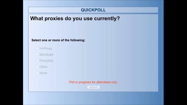 Webinar replay: MySQL & MariaDB load balancing with ProxySQL & ClusterControl: introduction webinar