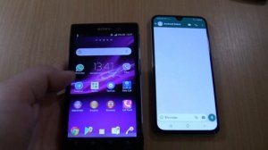WhatsApp Incoming & Outgoing call at the Same Time  Samsung Galaxy A40 +Sony Xperia ion