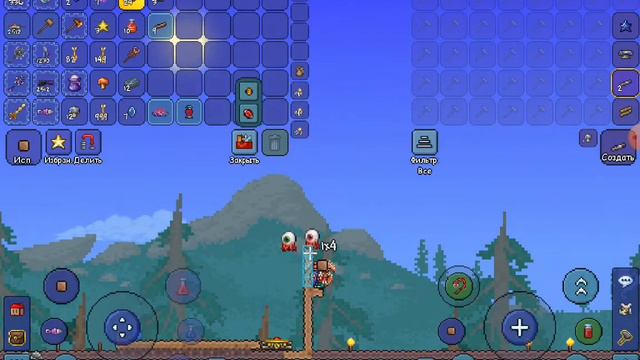 Как легко победить близнецов в Terraria на мастер моде😱. смотреть онлайн
