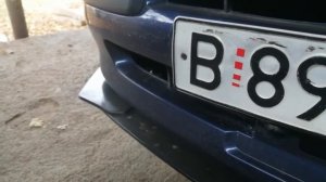 Установка передних сплиттеров с клыками и задний диффузор Toyota SPACIO