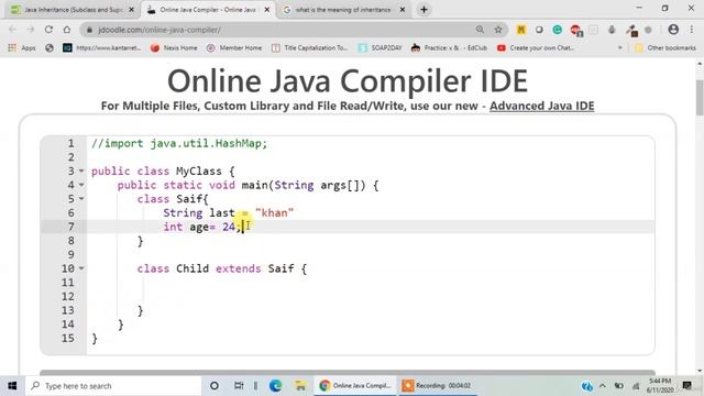 inheritance in java смотреть онлайн