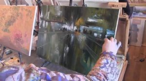 Улочка   ИГорь Сахаров  Живопись маслом