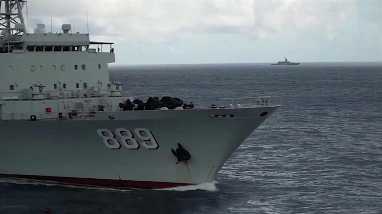 Боевые корабли ВМФ России и Военно-морских сил Китая вышли в Восточно-Китайское море