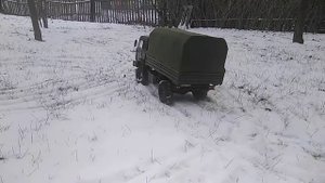 Rc камаз 1/10 первый выезд