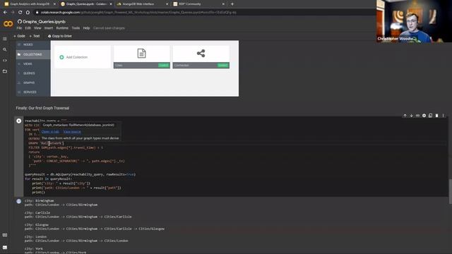Graph Analytics with ArangoDB