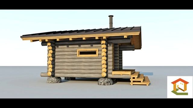 проект бани из сухарника