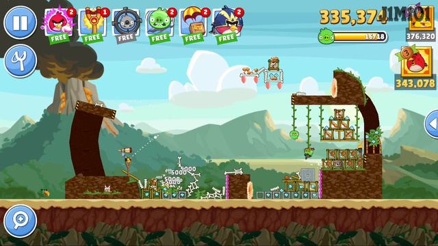 ANGRY BIRDS FRIENDS TOURNAMENT: CAN J1M101 GET ALL THREE STARS ? #23 2 LEVEL смотреть онлайн