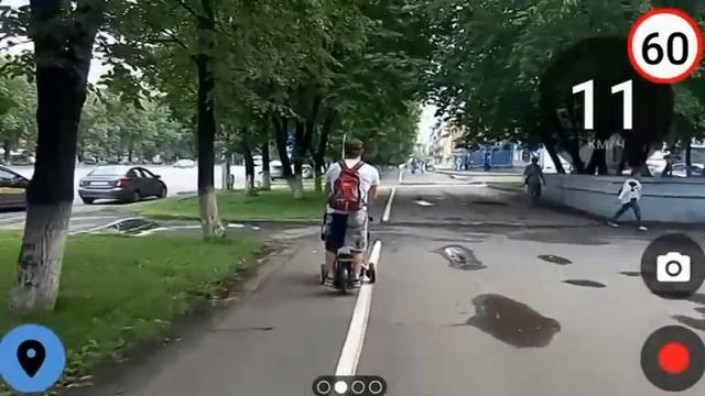 Реактивная коляска. Icewheel W3. смотреть онлайн