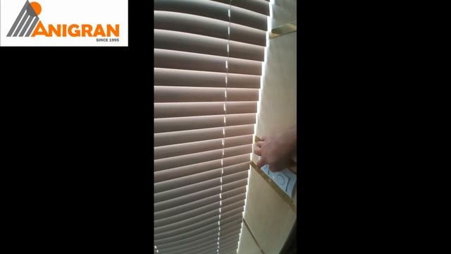 Горизонтальные жалюзи 50мм с мотором Dooya | ANIGRAN фабрика жалюзи смотреть онлайн
