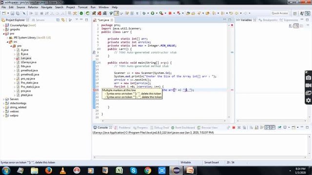 S6 Java - Largest element of integer Array смотреть онлайн