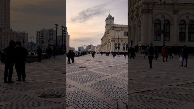 Москва вечерняя. Площадь трех вокзалов. Прогулки по Москве. Walks in Moscow. Yaroslavl station.