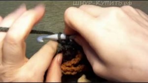 Зеленая мандала. Вяжем вместе ковер из полиэфирного шнура. Часть 2