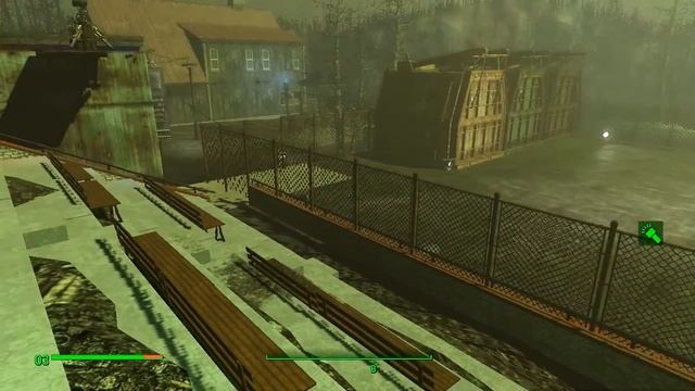 Fallout 4 До и после Лесопилка Эхо и Арена.mp4