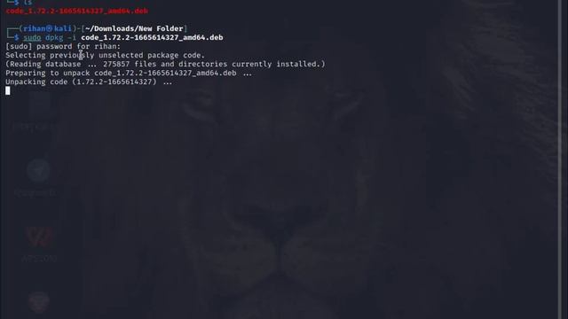 How to install and uninstall Visual Studio Code in Kali Linux | Robaeit Hossan Rihan