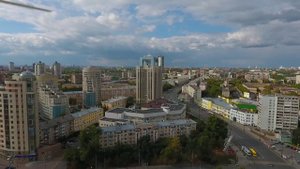 Коптер над ЕКБ. Черновичок на один аккум.