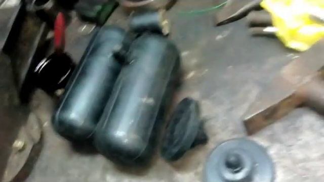 Пневмо баллоны на Kia Rio