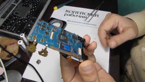 Ремонт объектива в "мыльнице" Samsung