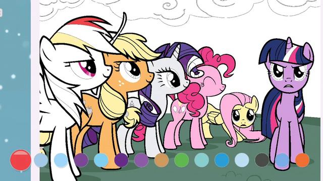 Игра Мой Маленький Пони Раскраска 35 Часть смотреть онлайн