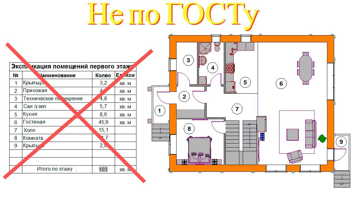 Не рисуй экспликацию в Автокад сам!