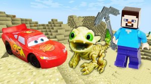 Обзор игр Скайлендер и гонки Тачки Маквина! Стив Майнкрафт Лего в сборнике видео игры для мальчиков