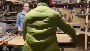 Склейка щита из дубовых делянок в трубных струбцинах с Aliexpress. На клей Titebond 3.