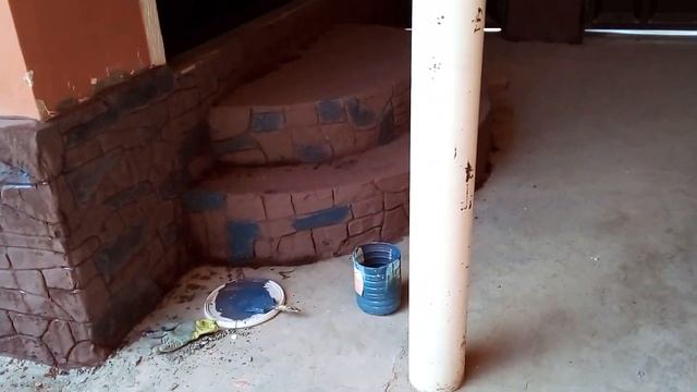 Ремонт здания .оформление цоколя дома, декоративная штукатурка. под камень мастер Наиль Саефундино смотреть онлайн