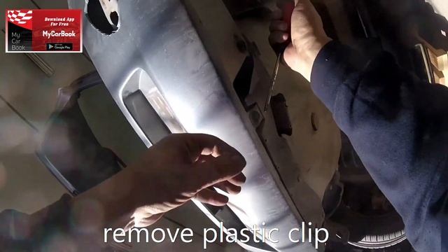 Toyota Yaris 2005-2013 rear bumper removal