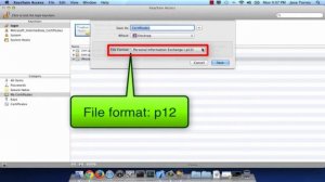 Mac 002: How to create a p12 certificate