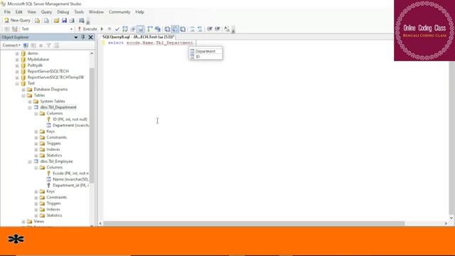 How to retrieve foreign key table data | how to get records using foreign key and join | Inner Join