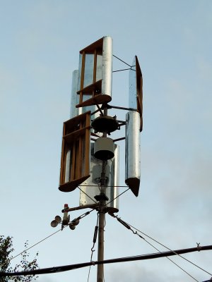 Конструкция Вертикального Соосного Ветряка - Юла.