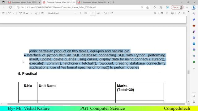 New Updated Syllabus Released for Session 2023 2024 | Class 12 Computer Science 083 | By Compedutec