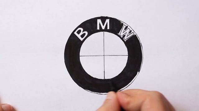 Как нарисовать значок BMW смотреть онлайн