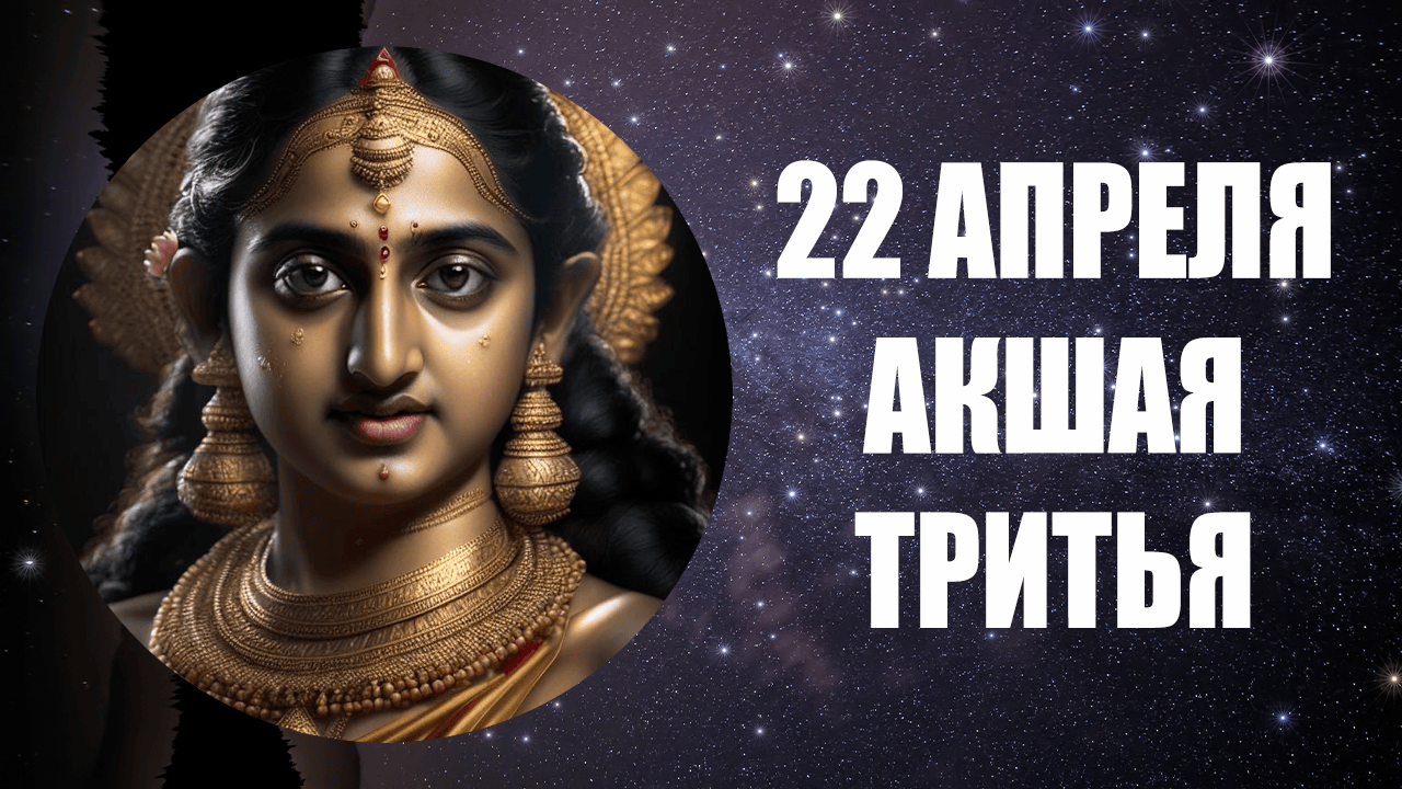 Самый ЛУЧШИЙ День 2023 года - 22 АПРЕЛЯ - Акшая Тритья