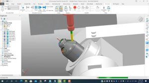 PowerMill 5axis (3+2) Simulation with creation of post processor