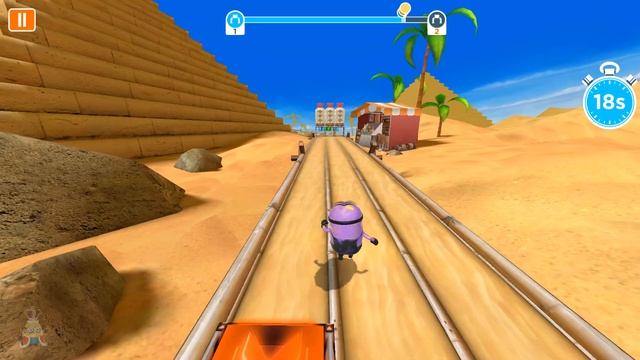 Minion Rush Time-Attack | Disguised Minion join The Long Run - Race Battle in Egypt смотреть онлайн