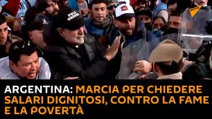 Argentina: marcia per chiedere salari dignitosi, contro la fame e la povertà