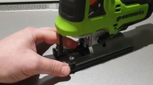 Аккумуляторный безщеточный электролобзик GREENWORKS GD24JS .Новинка в моём хозяйстве!