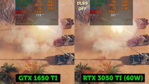 GTX 1650 TI ПРОТИВ RTX 3050 TI