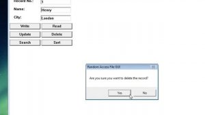 Data Access: Update Record Using Random Access File