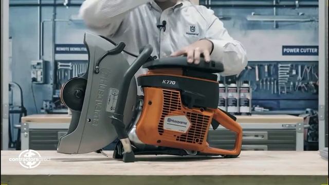 Husqvarna K770 Concrete Saw смотреть онлайн