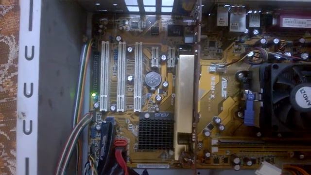 ремонт компьютера, не отвечает на включения от кнопки power . смотреть онлайн