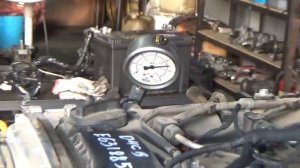 Проверка давления масла в двигателе D4CB Е631885 Kia Bongo III2.5L 2012 EURO V