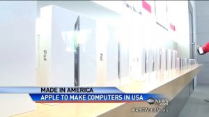 Apple To Make Computers in USA | David Muir | Made in America