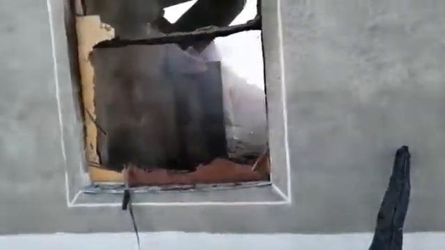сгоревшая школа в пгт Грибановский 1